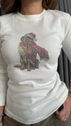 Figür taş ekru tshirt