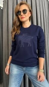 fil detay lacivert sweat