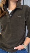 fitilli kadife unısex kahve sweat