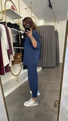gabardin lacivert takım