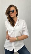 gnt model beyaz unısex gömlek