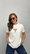 gs küçük logo krem tshirt