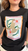 hotfix logolu siyah tshirt