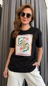 hotfix logolu siyah tshirt