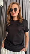 ıpkyl boncuk siyah tshirt