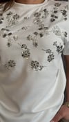 ıpkyl boncuklu beyaz tshirt