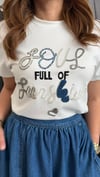 ıpkyl kot aplike beyaz tshirt