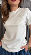 ıpkyl pul iş beyaz tshirt