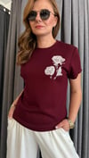 ıpkyl pul iş bordo tshirt