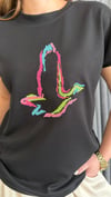 kanaviçe siyah tshirt