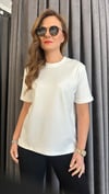 kuş logo beyaz tshirt