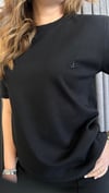 kuş logo siyah tshirt