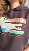 lcst baskı kahve sweat