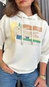 lcst baskı krem sweat