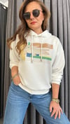 lcst baskı krem sweat
