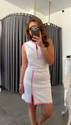 lcst model beyaz kısa elbise
