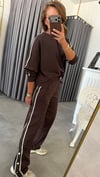 lcst model şerit detay kahve takım