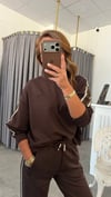 lcst model şerit detay kahve takım