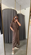 lcst model tensel kahve elbise