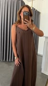 lcst model tensel kahve elbise