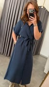 lcst model tensel lacivert elbise
