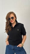 lcst polo yaka siyah tshirt