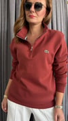 lcst unısex yarım ferm kiremit sweat