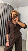lia kahverengi takım