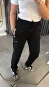 logo detay unısex siyah alt
