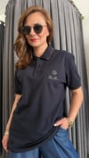 LP model polo yaka unısex lacivert tshirt