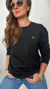 metal logo siyah sweat