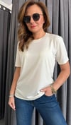 modal bymn ekru tshirt