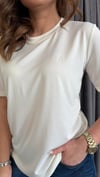 modal bymn ekru tshirt