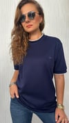 modal garnili lacivert unısex tshirt