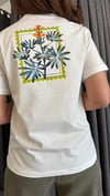 n tech baskılı beyaz tshirt
