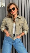 nakış yeşil ceket