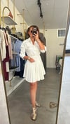 ntwrk model beyaz elbise
