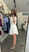 ntwrk model beyaz elbise