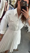 ntwrk model beyaz elbise