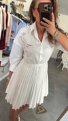ntwrk model beyaz elbise