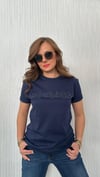 ntwrk nakış detay lacivert tshirt