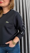 omuz şerit unısex lacivert sweat