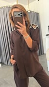 omuz yıldız kahve tensel takım