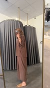 pantolon etek kahve takım