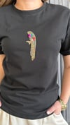 papağan siyah tshirt