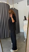 pelerin model siyah takım
