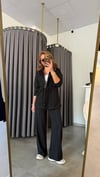 pelerin model siyah takım