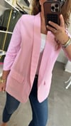 pembe keten ceket