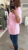 pembe keten ceket