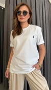 pike unısex beyaz tshirt